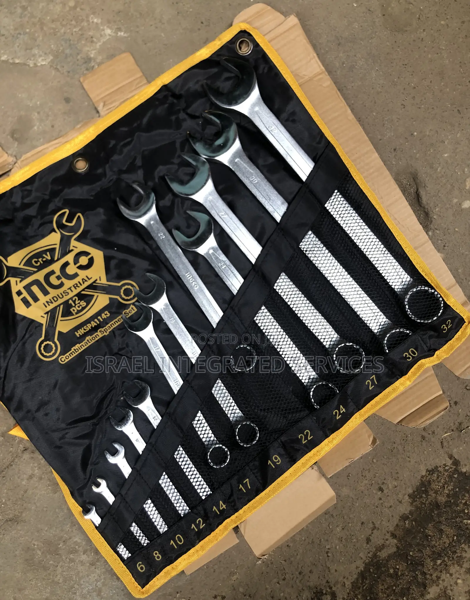 6 to 32 Combination Spanner Set Ingco