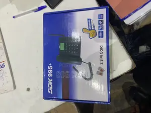 DDK Desktop GSM Phone Dual Sim With Memory Card Slot - Black