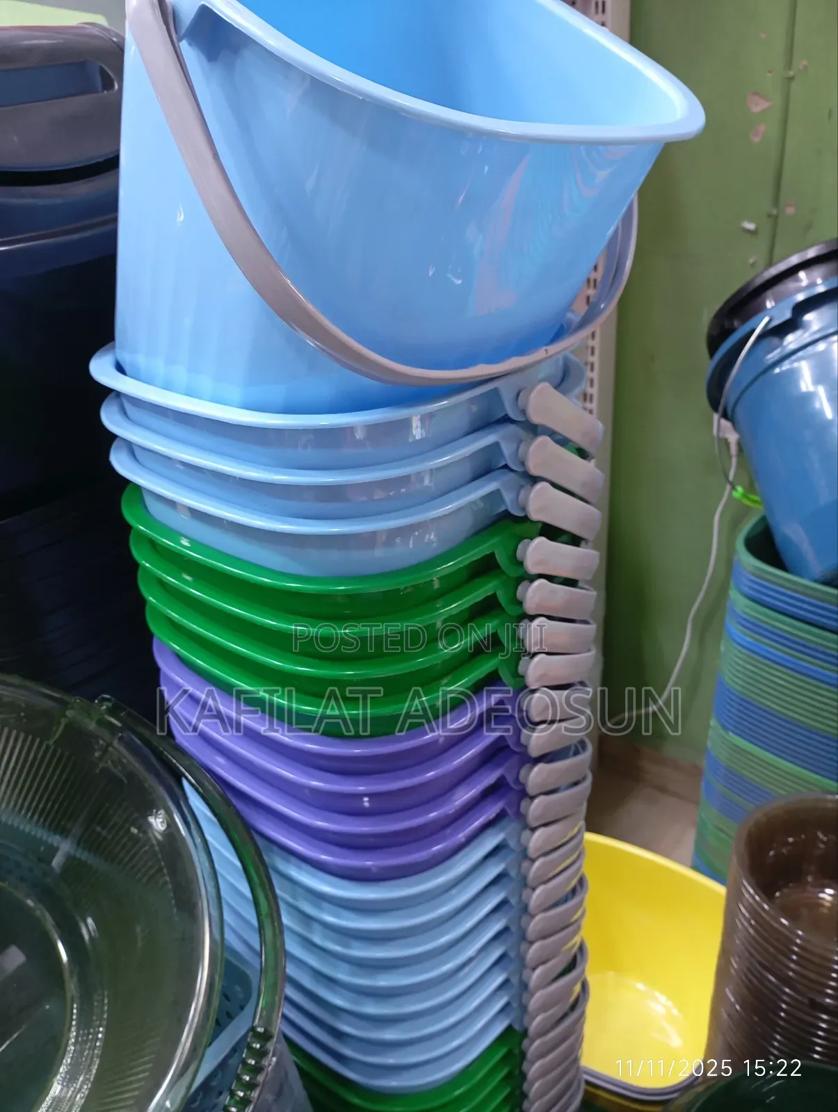 Plastic Square Bucket X 12