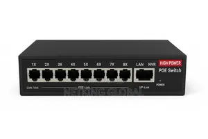 Smart Poe Switch – High Power (8-Port + Uplink)