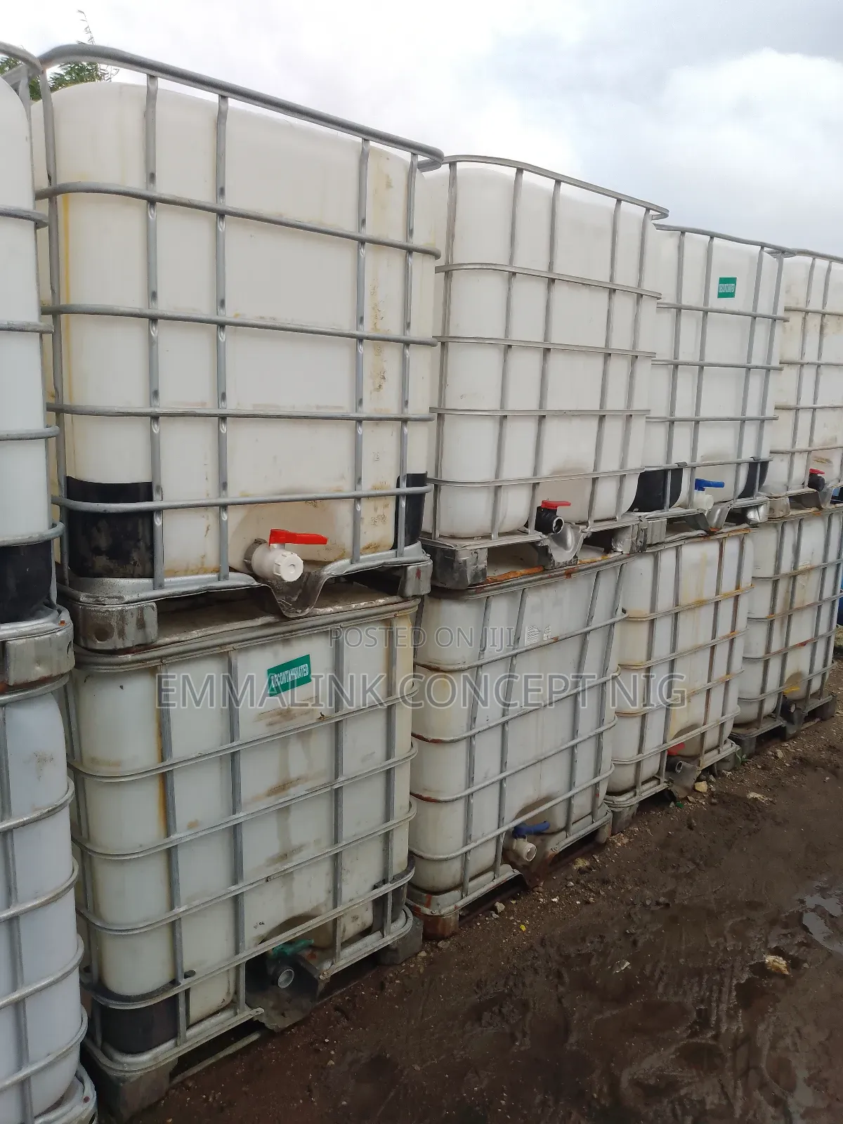 Empty Chemical Tanks