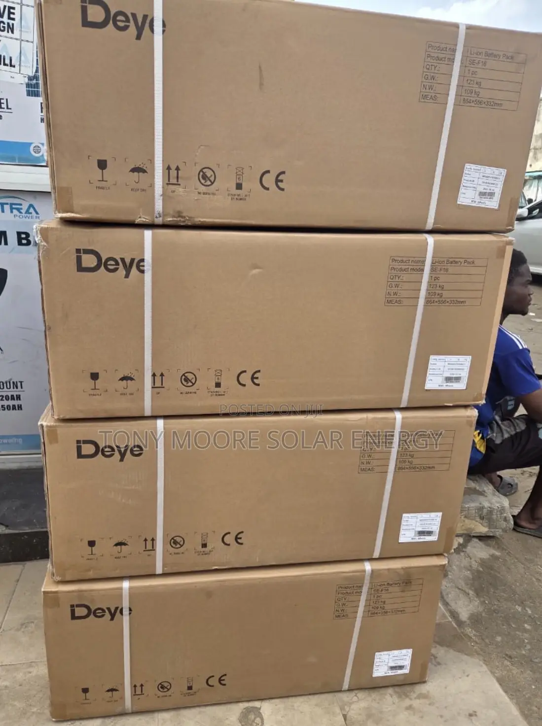 16kwh Deye Lithium Battery (48v) – Premium Solar Energy Storage