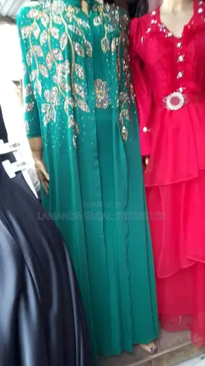 Stylish Green Long Maxt Gown