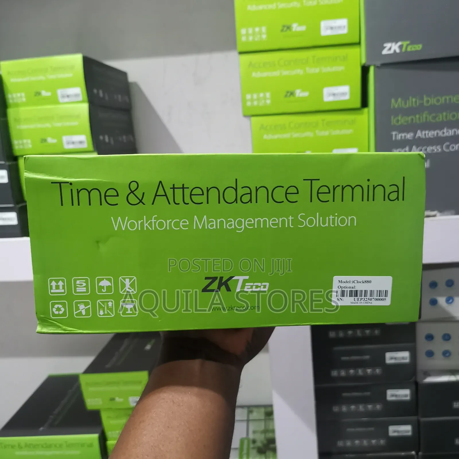 Zkteco Iclock880 Time & Attendance And Access Control Terminal