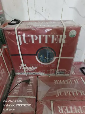 Solar 220ah Jupiter Indian Product Tall Tubular Battery Available
