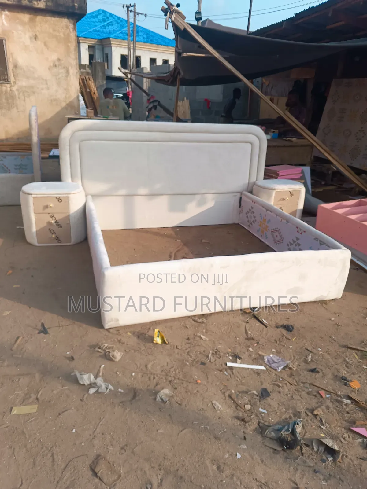 Quality Padded 6x6ft Bedframe