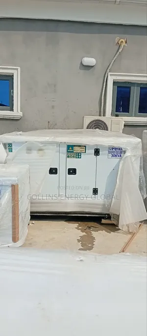Brand New 30kva England Perkins Soundproof Copper Coil Generator
