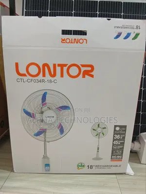 Lontor 18inches Rechargeable Fan