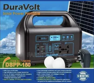 Duravolt Portable Power Station With Solar Panel | Brand New