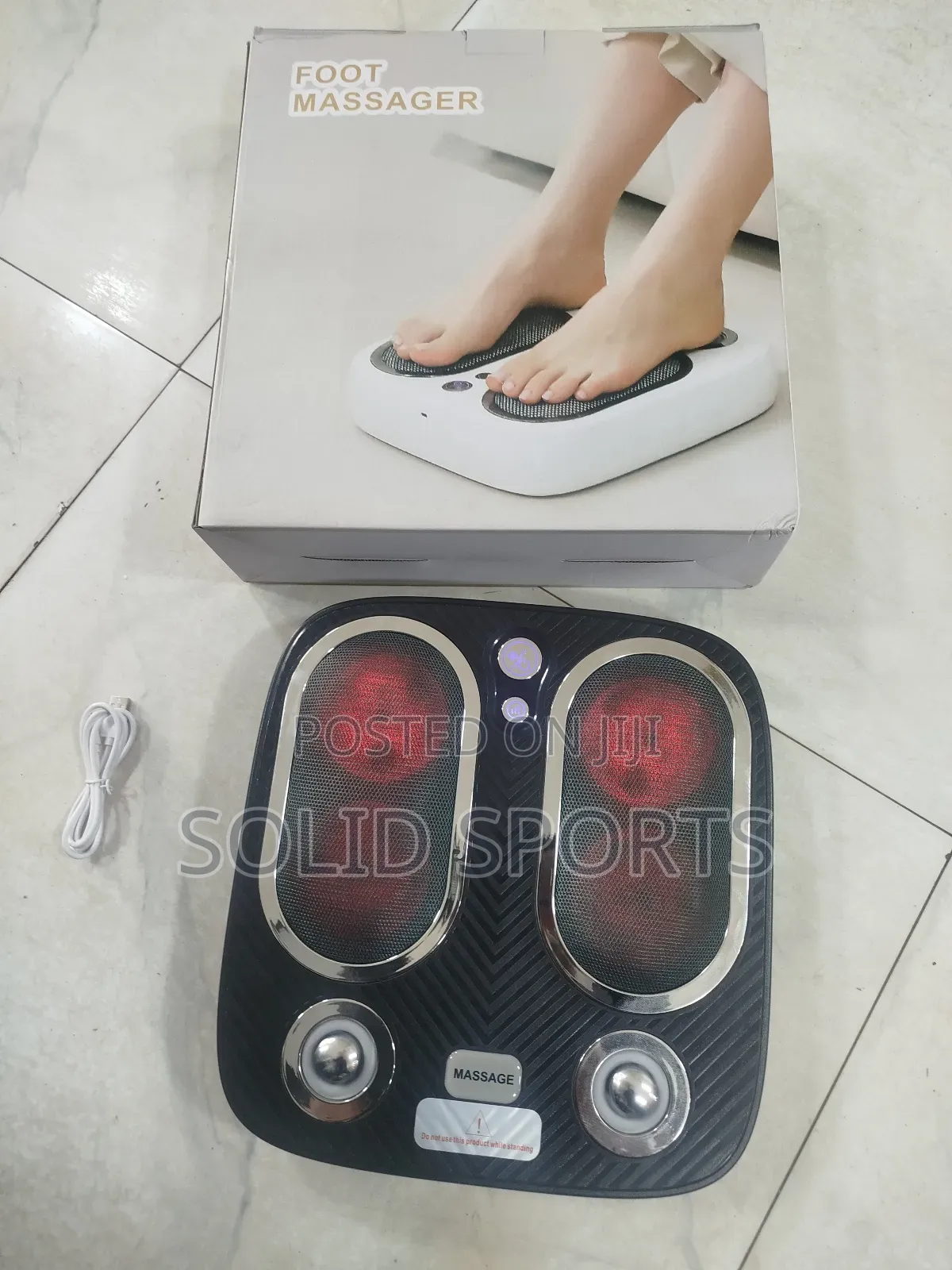 Solid Portable Foot Massager Rechargeable