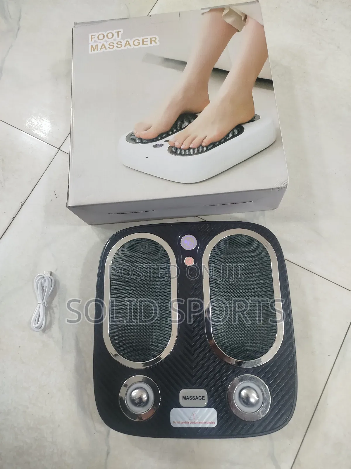 Solid Portable Foot Massager Rechargeable
