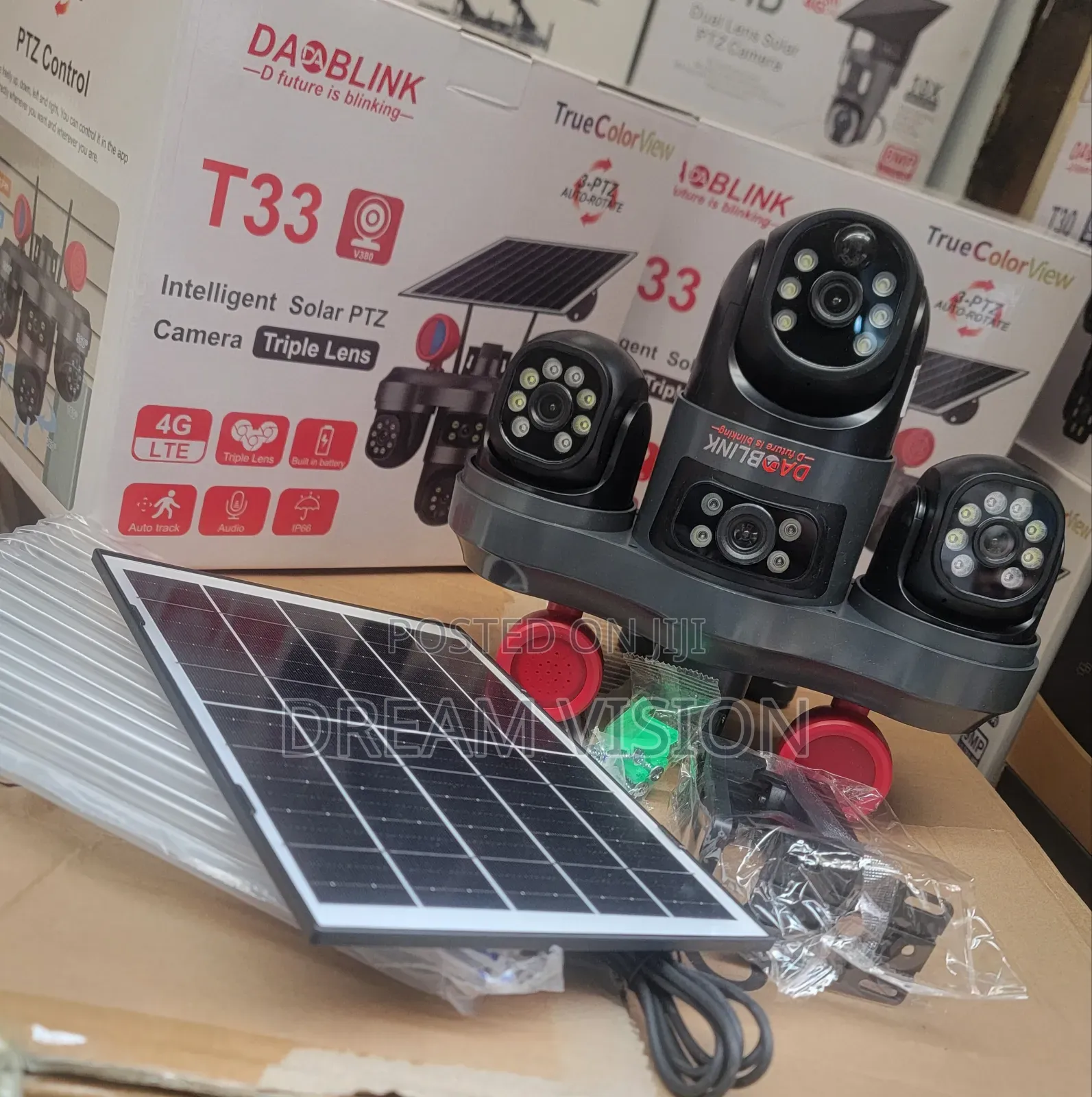 Complete Four Lens Solar Smart Camera