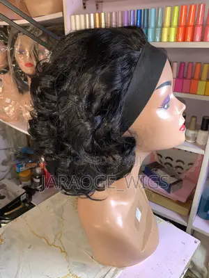 Short Curly Band Wig