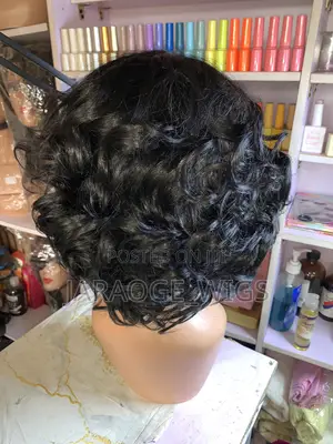 Short Curly Band Wig