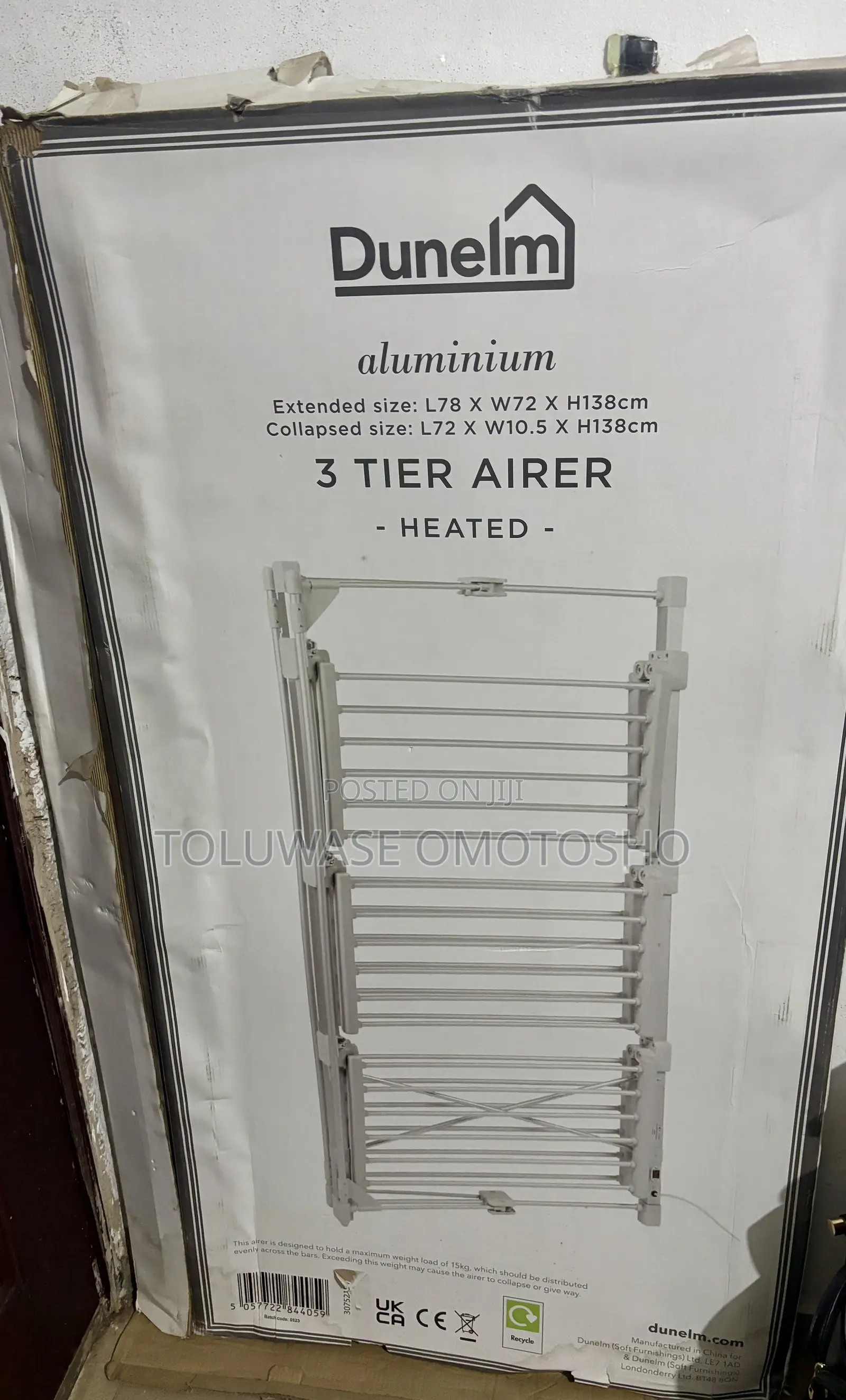 Dunelm Heated 3 Tier Airer