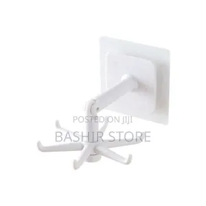 360-degree Rotating Self-adhesive Kitchen Hooks.