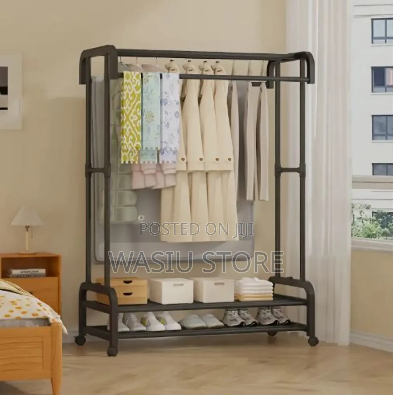 60kg Multi-Functional Storage Coat Rack