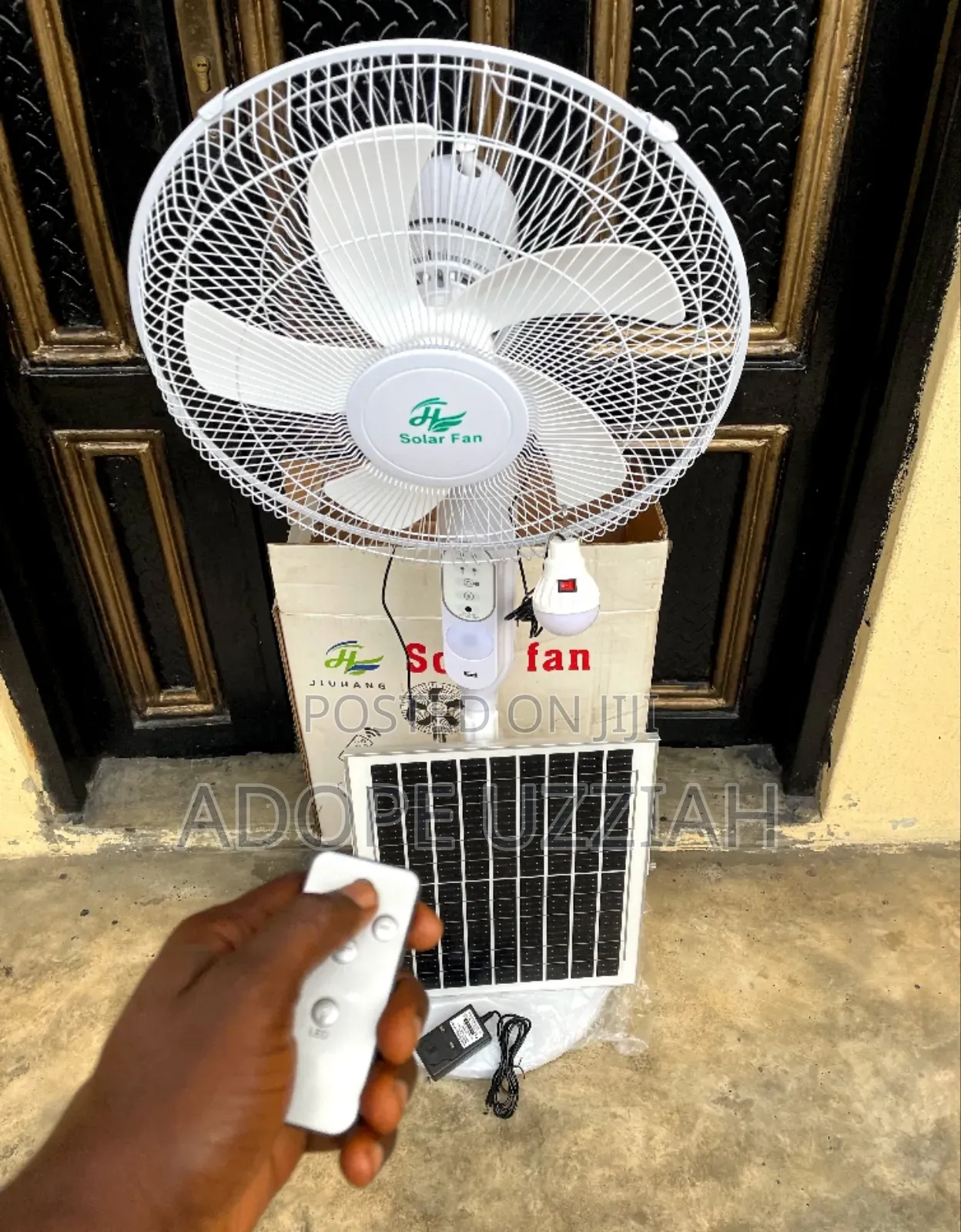 Solar Rechargeable Fan