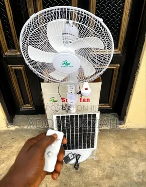 Solar Rechargeable Fan