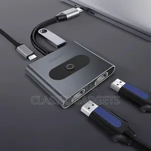 Powerology 4-in-1 Usb-C Multi-Function Hub