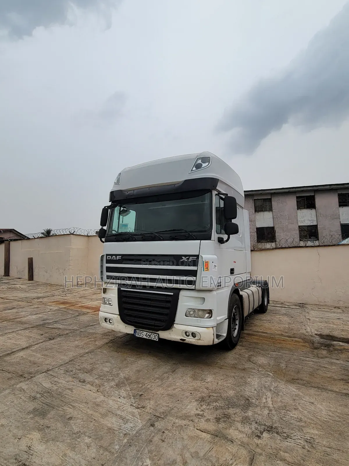 Daf Xp Trailer 2013 White