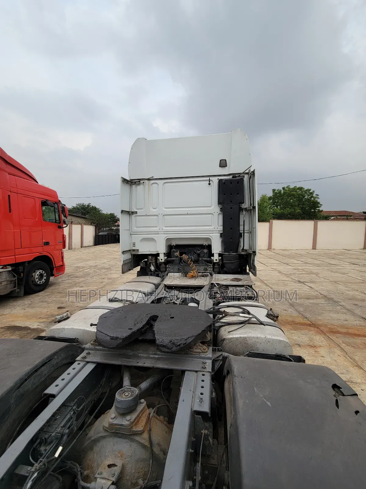 Daf Xp Trailer 2013 White