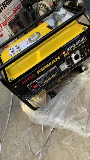 Firman 4.5kva Petrol Generator 100% Copper Coil