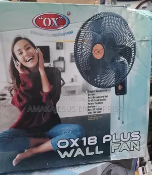 Ox 18 Plus Wall Fan - 18'' Inch