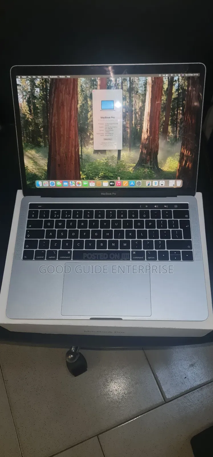 Laptop Apple MacBook Pro 2019 8GB Intel Core I5 SSD 128GB