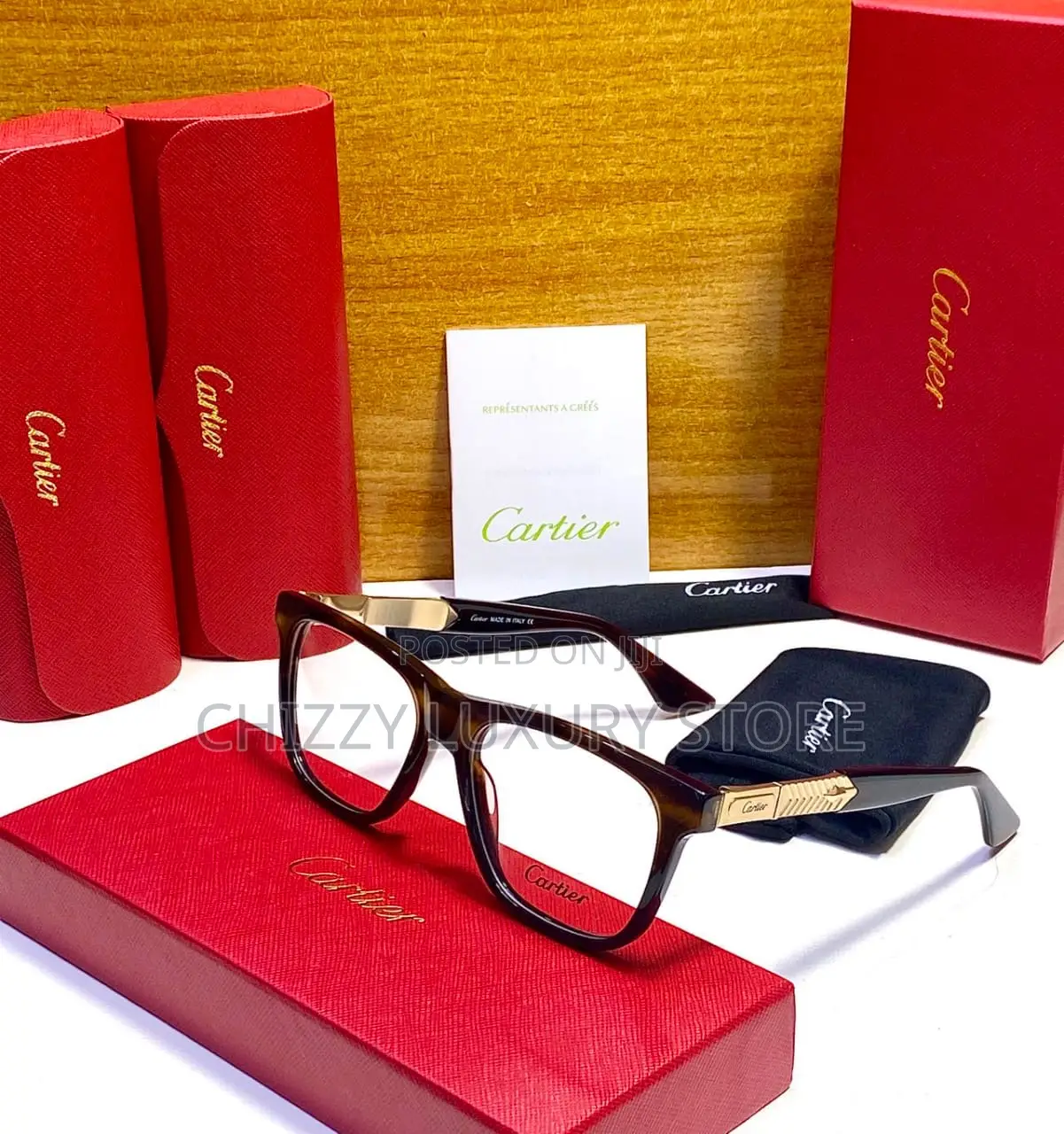 Cartier Quality Luxury Frame Glasses for sale - Chizzy Luxury Store ...