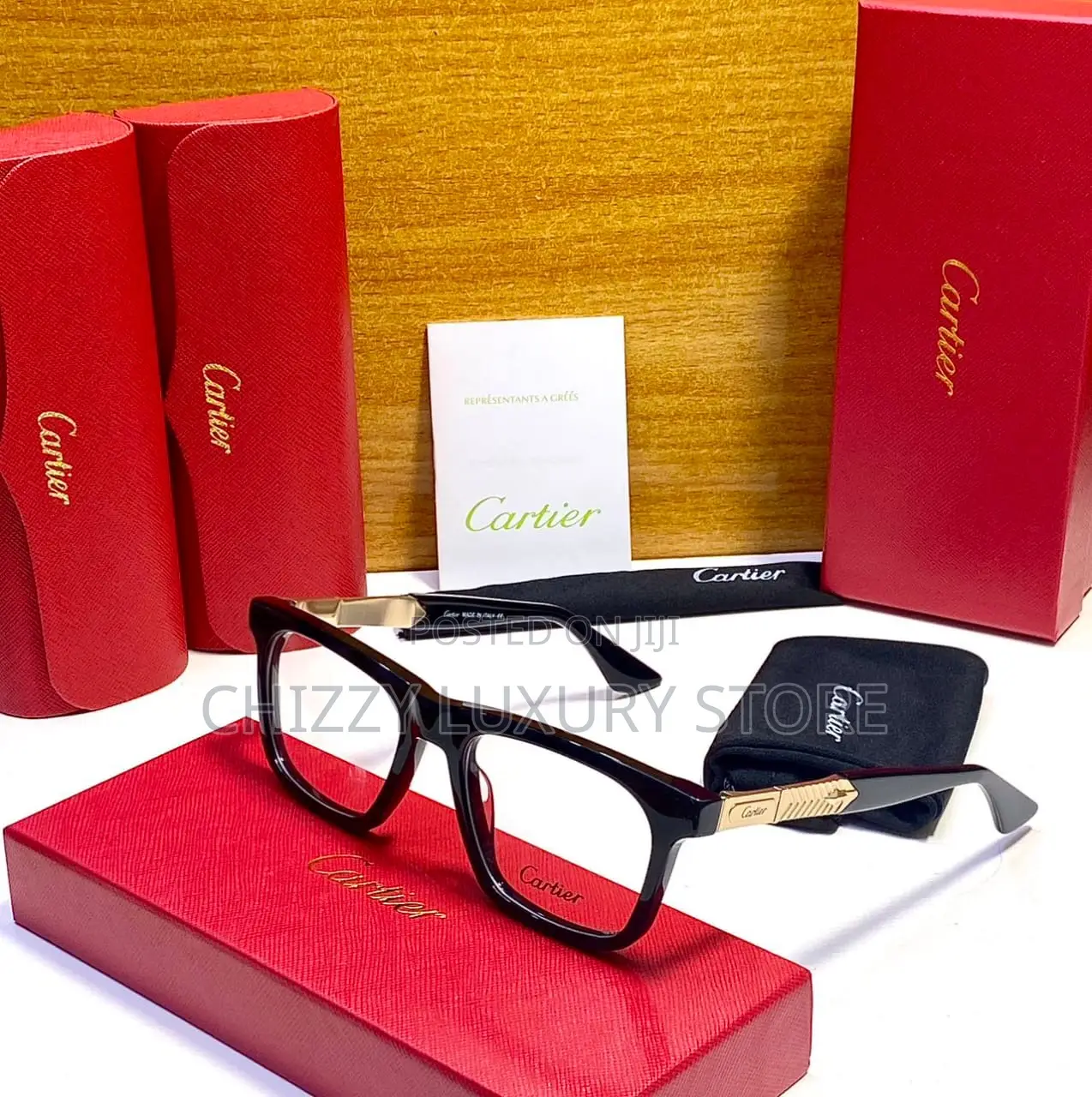 Cartier Quality Luxury Frame Glasses for sale - Chizzy Luxury Store ...