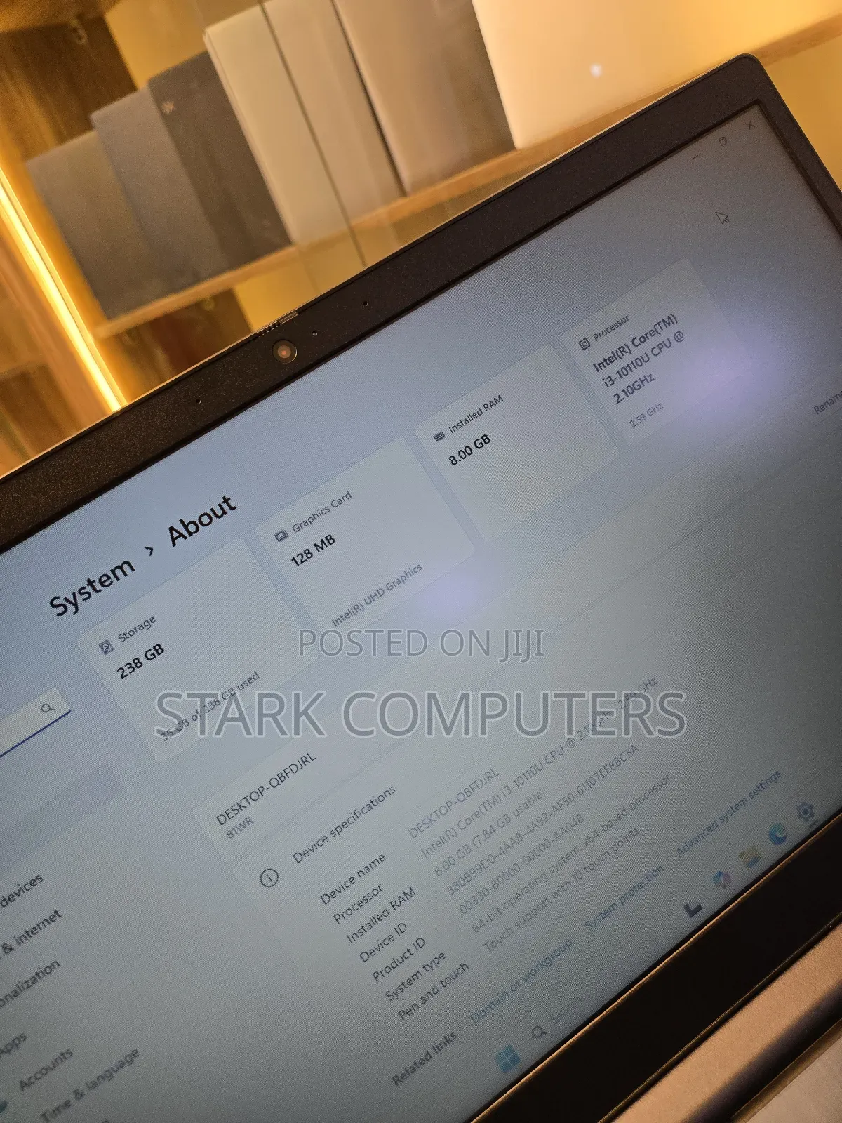 Laptop Lenovo Ideapad 3 8GB Intel Core I3 SSD 256GB