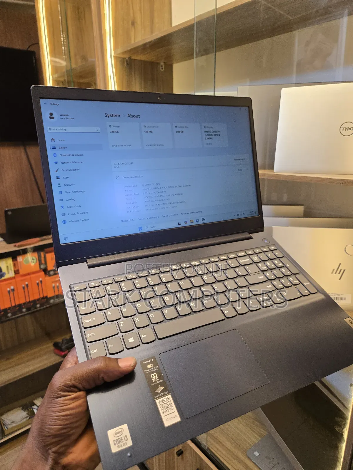 Laptop Lenovo Ideapad 3 8GB Intel Core I3 SSD 256GB