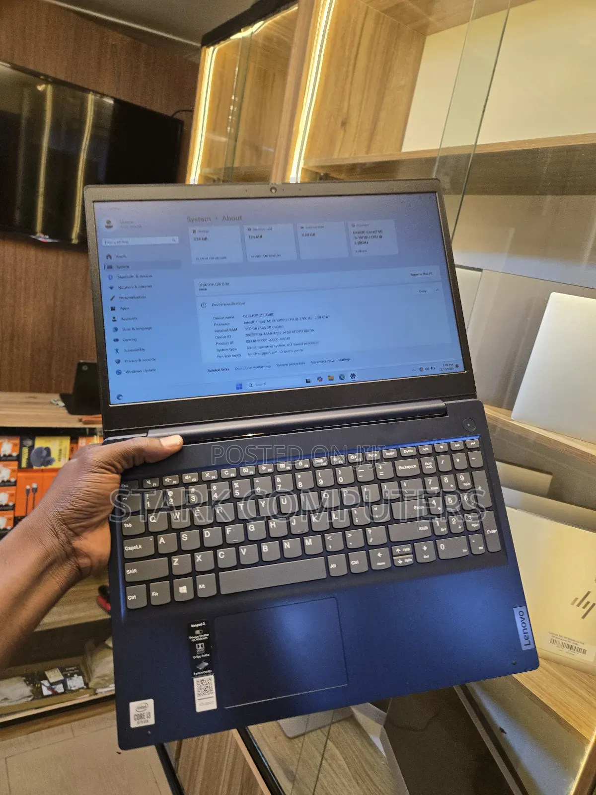 Laptop Lenovo Ideapad 3 8GB Intel Core I3 SSD 256GB