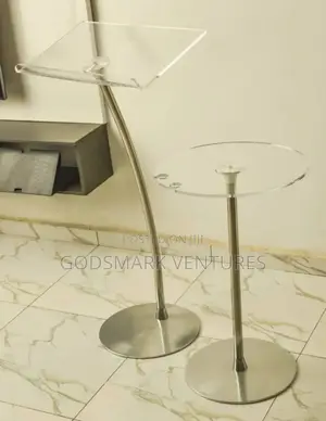 Single Pole Pulpit With Stool.