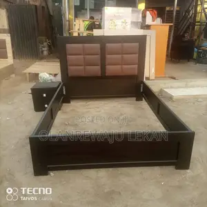 4 and 1⁄2 by 6ft Bedframe Plus 1 Side-Drawer (Hdf Board)