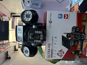 Ultra Hd Triple Lenses Solar Powered Camera