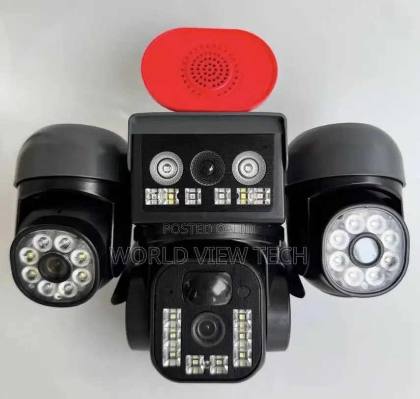 Hd Triple Lenses Solar Camera Full Color
