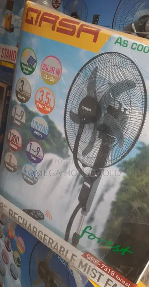 Qasa Rechargeable Mist Fan
