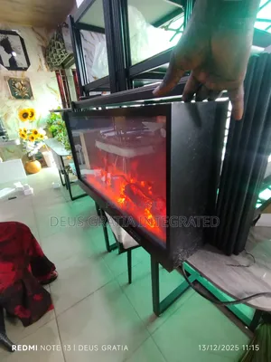 Electric Fireplace With Timer And Led Display