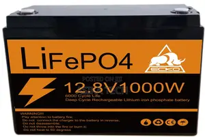 Ecko 12.8v 1000w Lifepo4 Deep Cycle Lithium Battery!