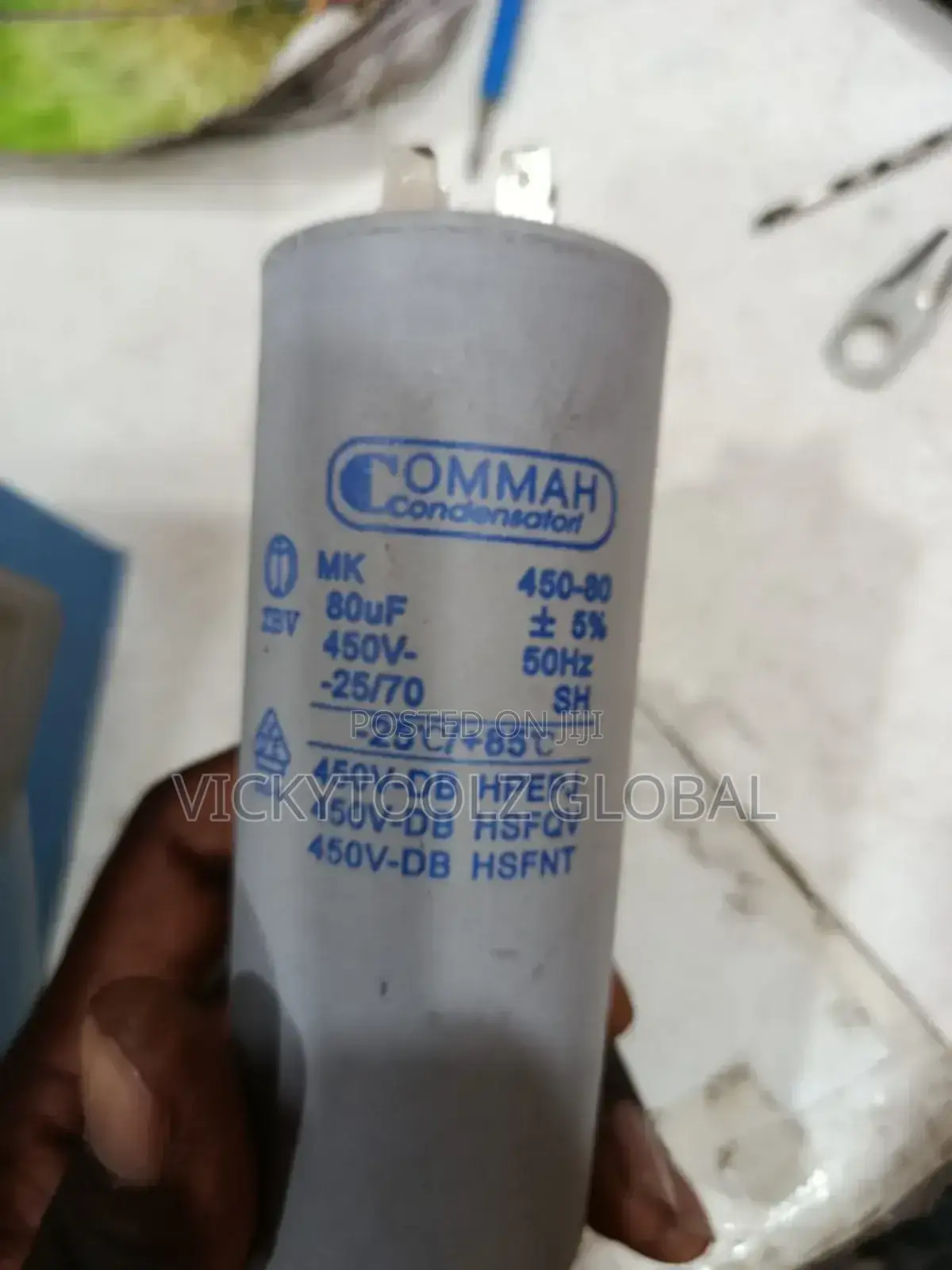 Capacitor 80uf 450v
