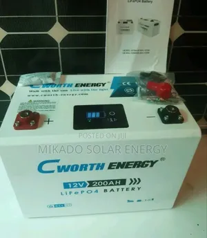 Cworth 200ah 12v Lithium Battery (Lifepo4) – Long Life Fast Charging