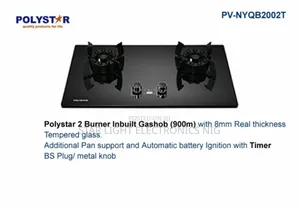 Two Gas Cooker Flip Up