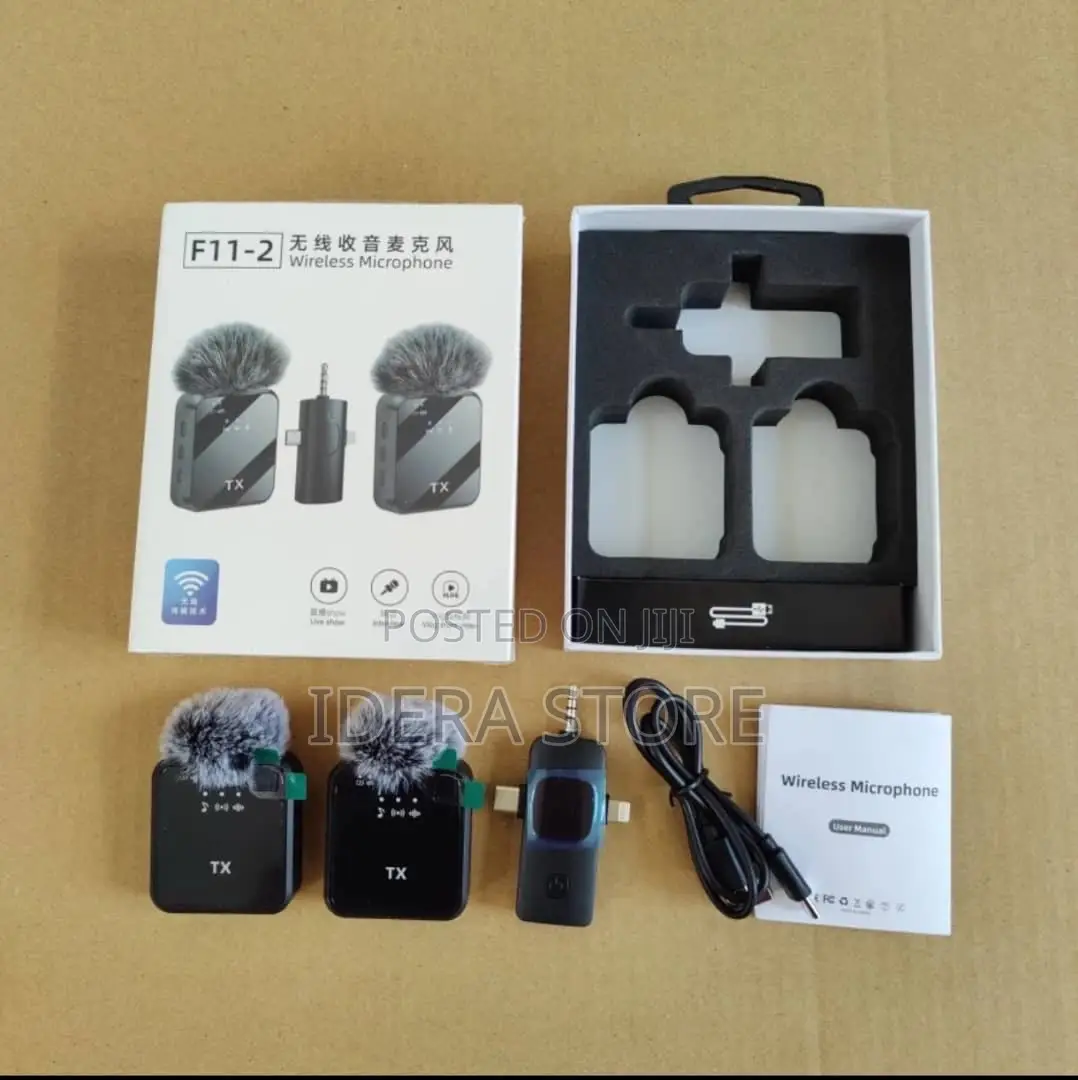 F11-2 Wireless Microphone 3in1