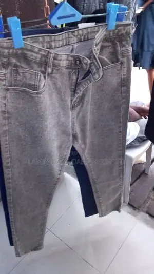 Men's Grey Stock Jean Trouser