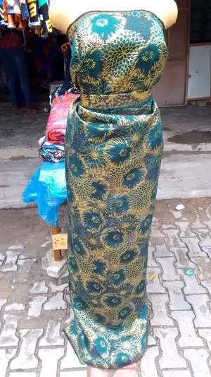 Ladies Green Native Fabric