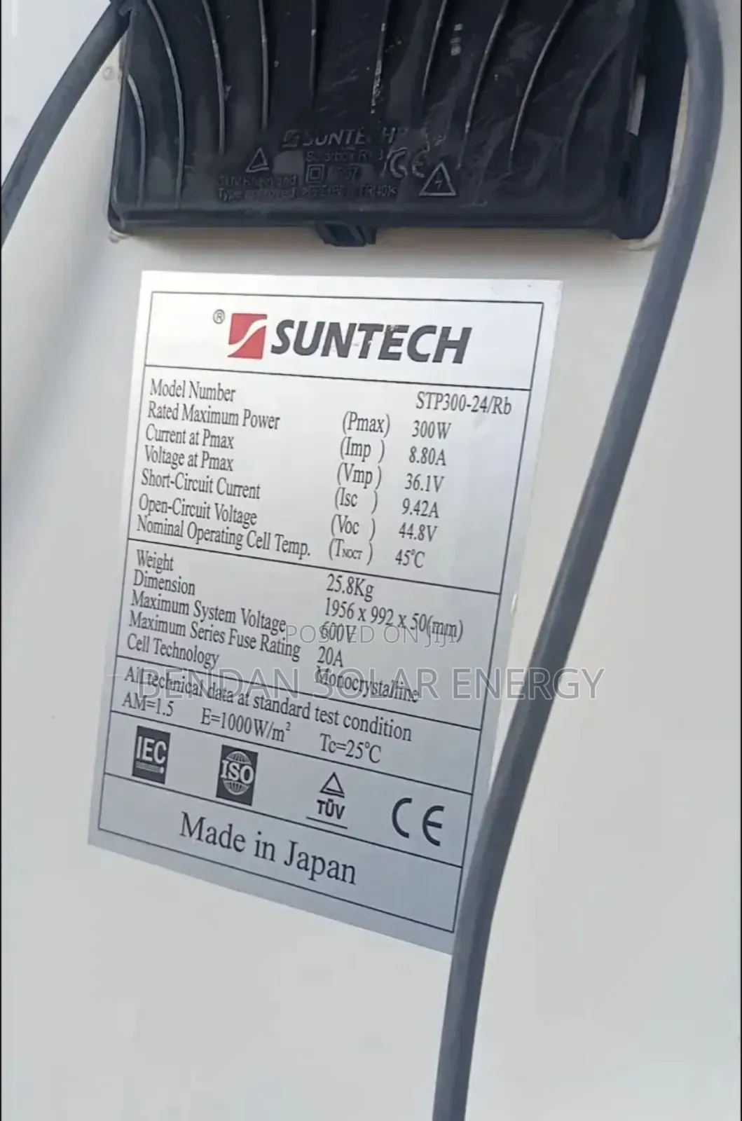 Suntech 300w Grade A Panel – Clean Power, Fast Charging