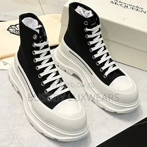 Alexander McQueen Thread Slick Hightop Sneakers