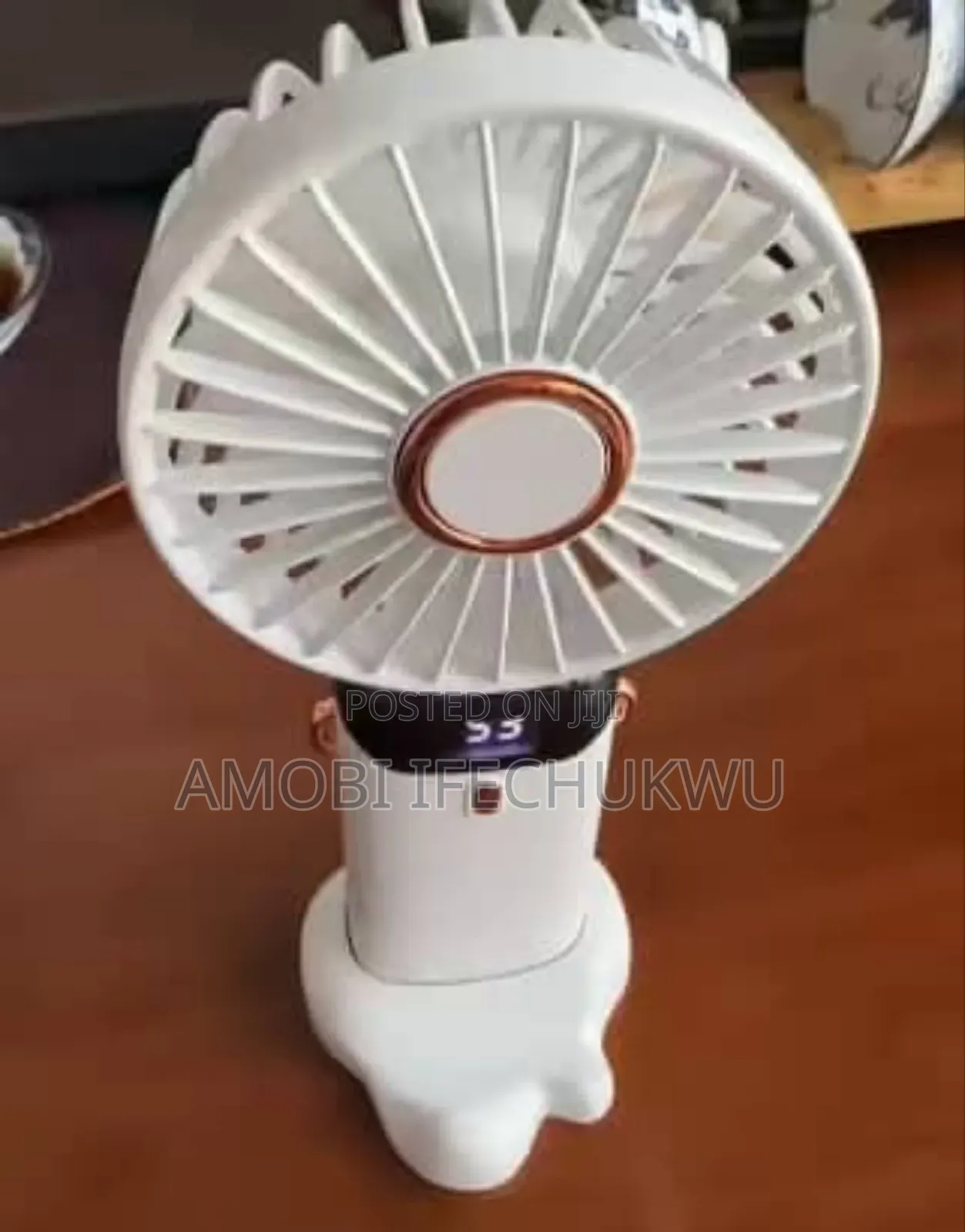 Hand Held Fan With Stand